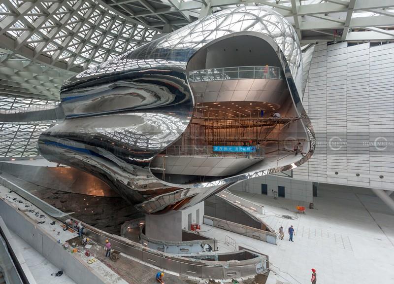 2 Место установки-Изготовление скульптур из нержавеющей стали-Фабрика-Пекин-Китай (1) 2 Site-installation-Stainless-steel-sculptures-fabrication-factory-beijing-china (1)