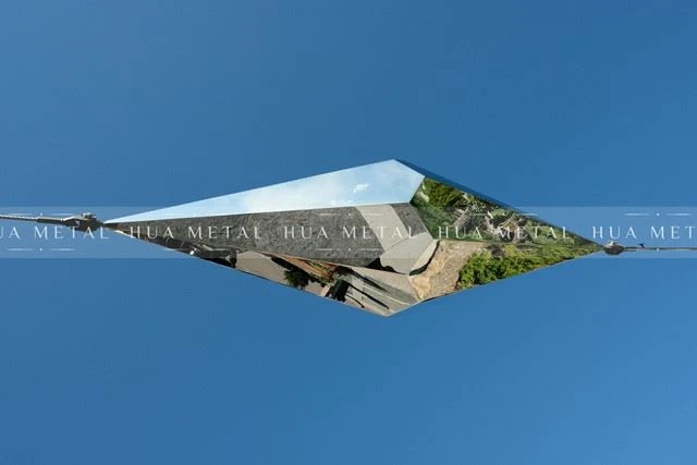 Алмазная скульптура из нержавеющей стали