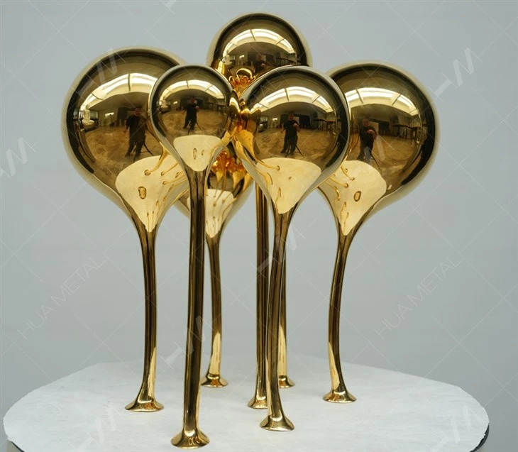 Polished Stainless Steel Sky Tree Sculpture suppliers